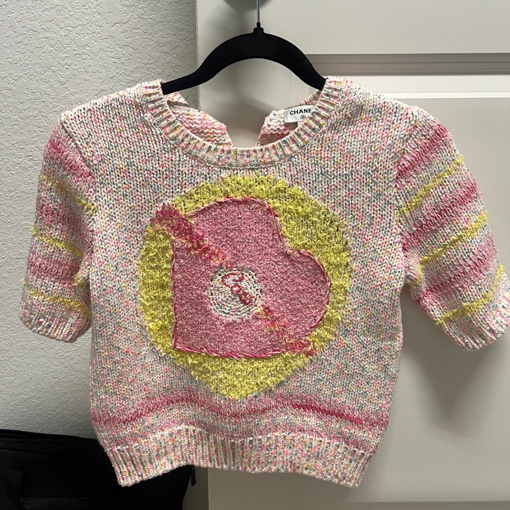 CHANEL Colorful Knit Sweater